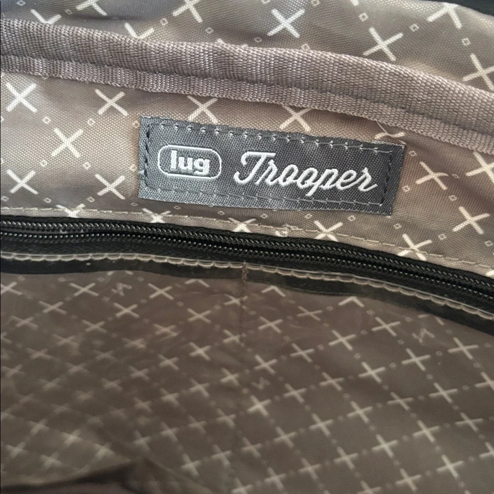 LUG TROOPER SLING BAG Purse‎ Gray Hidden Cargo Multi Pockets RFID Tote
